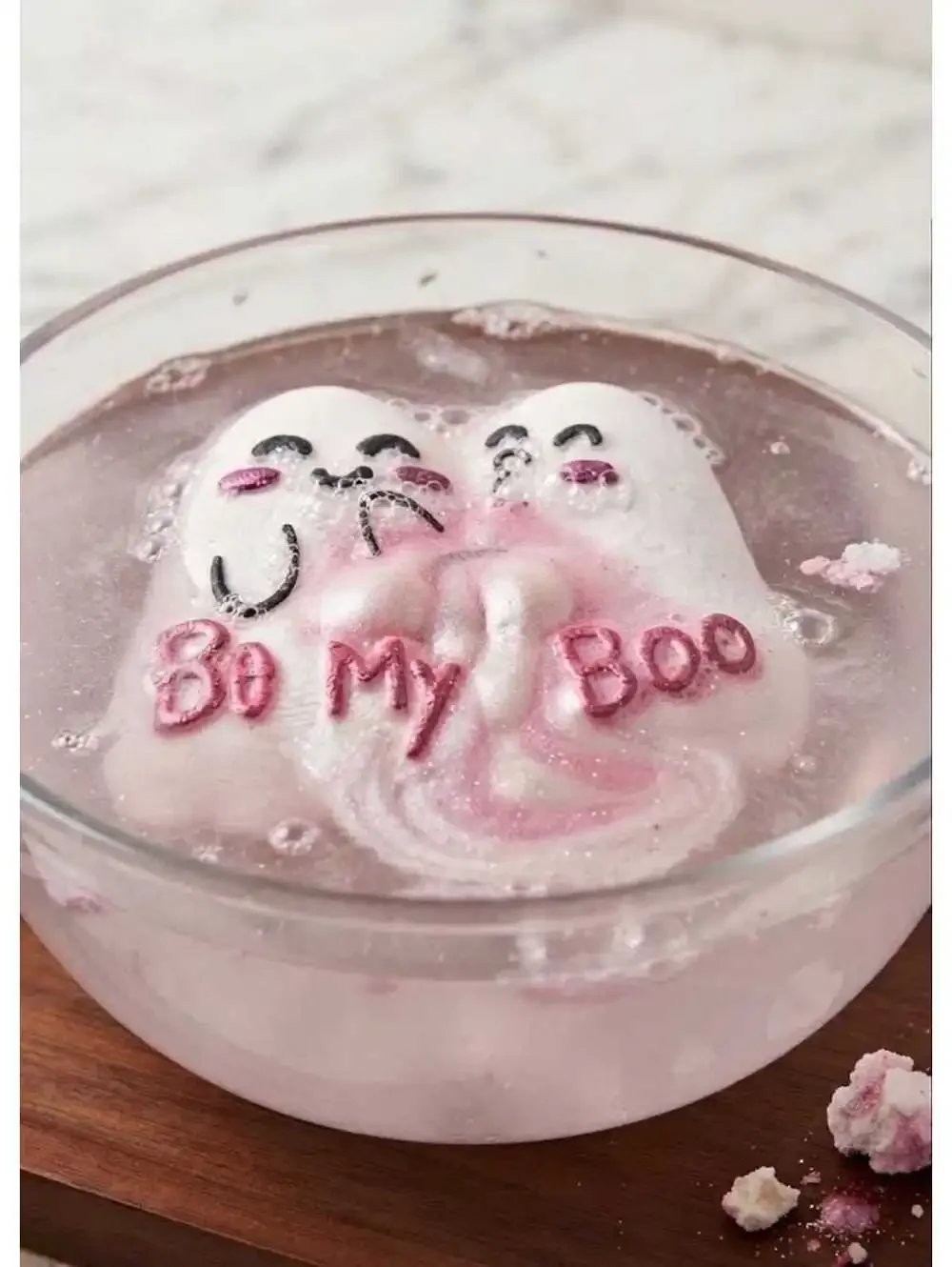 Be My Boo bath bomb, Valentine’s Day bath bomb, Valloween